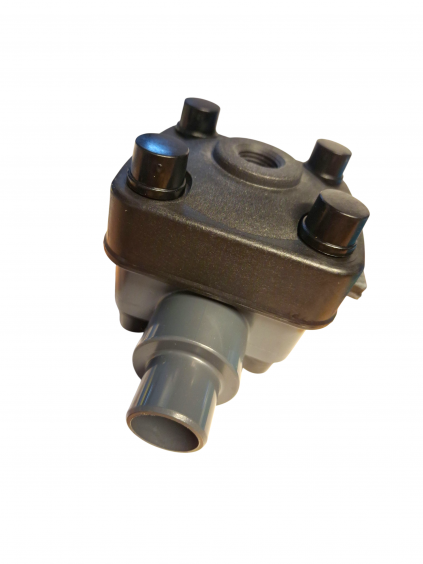 PVC Pneum.  Membranschieber1V444 - KxK (20mm x 20mm) - PN10 Praher